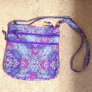 Vera Bradley Purple Paisley Hipster